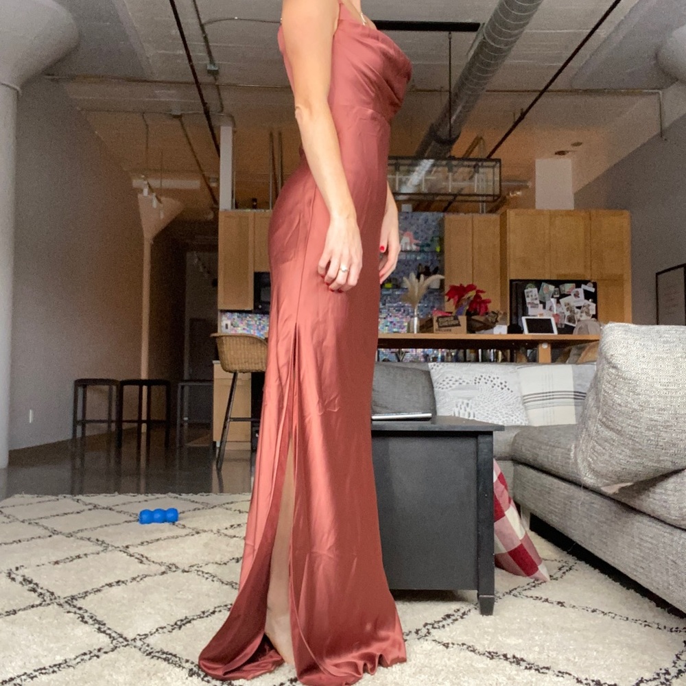 Revelry Skye Satin Bridesmaid Dress